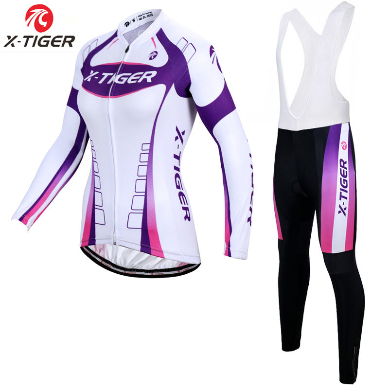 X | Damen Langarm-Radsport-Set