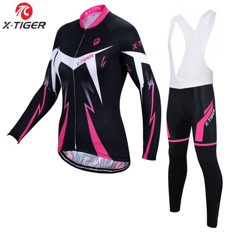 X | Damen Langarm-Radsport-Set