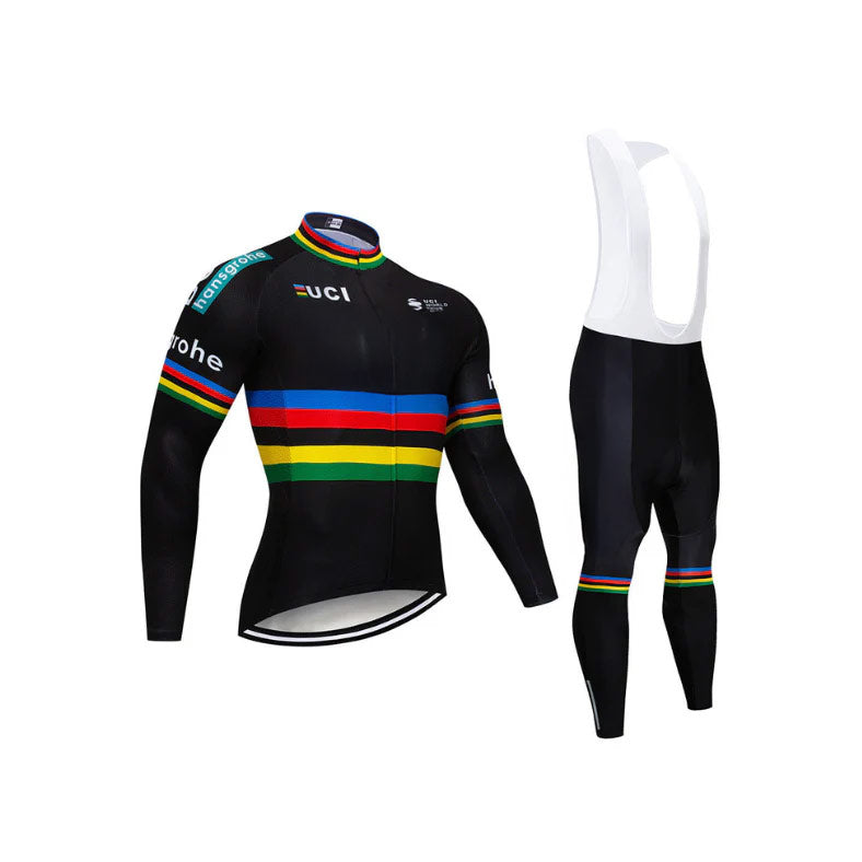 Langarm-Radsport-Bekleidungs-Professionelles Set