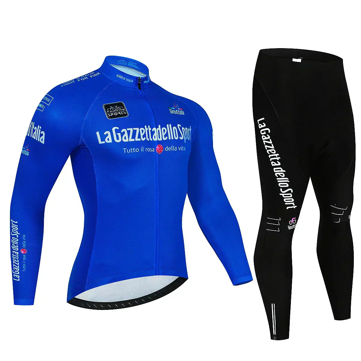 Giro d'Italia | Langärmliges professionelles Radsport-Set